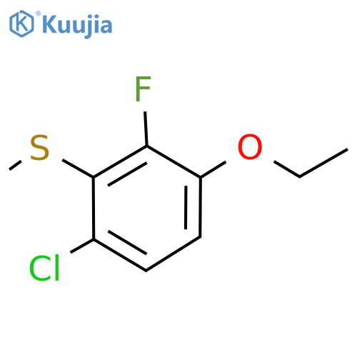 (6-Chloro-3-ethoxy-2-fluorophenyl)(methyl)sulfane structure