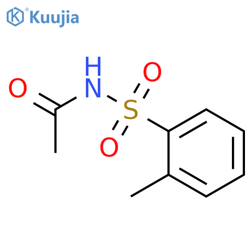 Acetamide, N-[(2-methylphenyl)sulfonyl]- structure