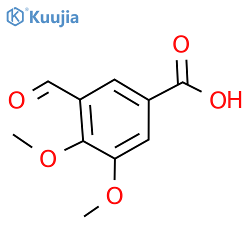 3-Formyl-4,5-dimethoxybenzoic acid structure
