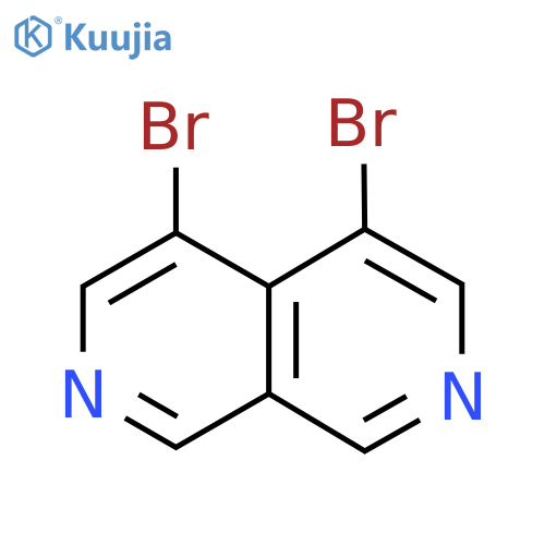 4,5-Dibromo-2,7-naphthyridine structure