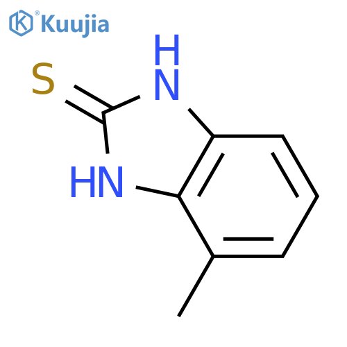 4-Methyl-1H-benzimidazole-2-thiol structure