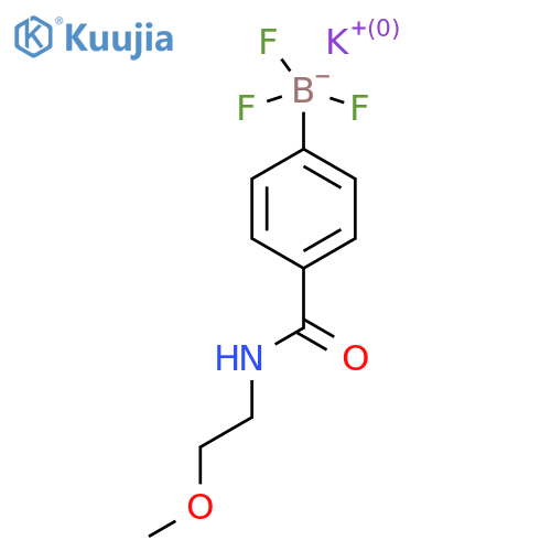 Potassium [4-(2-methoxyethylamine-1-carbonyl)phenyl]trifluoroborate structure