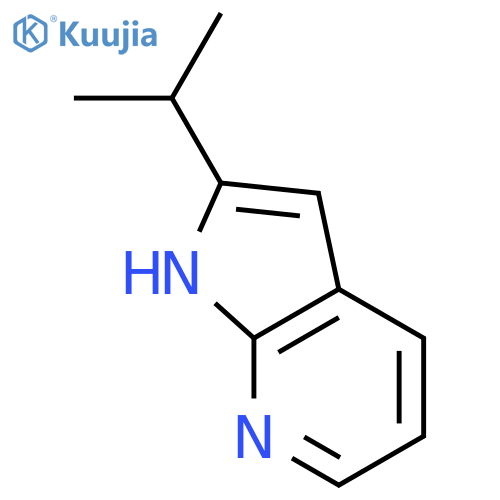 1H-Pyrrolo[2,3-b]pyridine,2-(1-methylethyl)- structure
