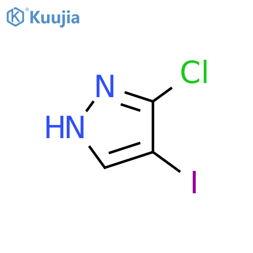 1H-Pyrazole, 3-chloro-4-iodo- structure