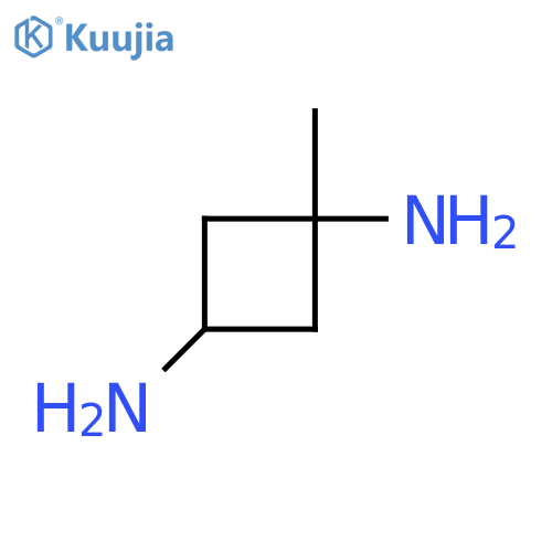 Rel-(1s,3s)-1-methylcyclobutane-1,3-diamine structure