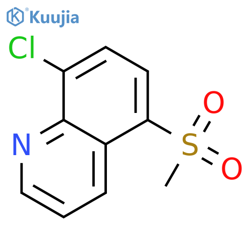 8-Chloro-5-methanesulfonylquinoline structure