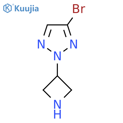 2-(azetidin-3-yl)-4-bromo-2H-1,2,3-triazole structure