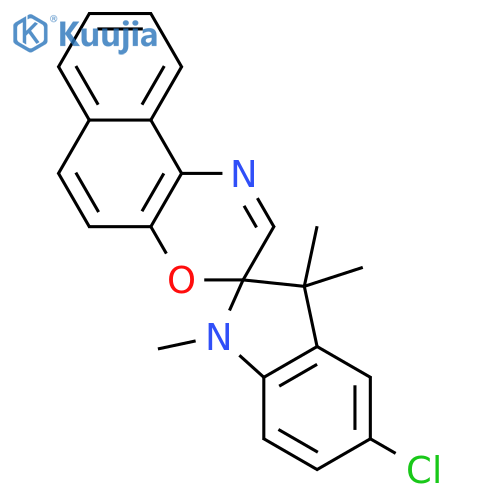 5-Chloro-1,3,3-trimethylspiro[indoline-2,3'-naphtho[2,1-b][1,4]oxazine] structure