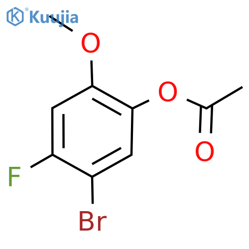 5-Bromo-4-fluoro-2-methoxyphenyl acetate structure