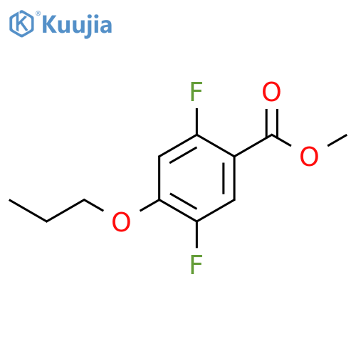 Methyl 2,5-difluoro-4-propoxybenzoate structure
