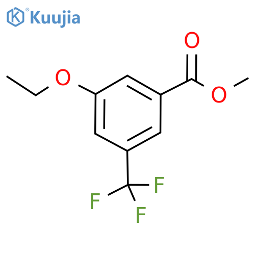 Methyl 3-ethoxy-5-(trifluoromethyl)benzoate structure