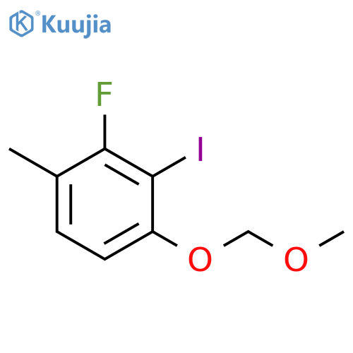 2-Fluoro-3-iodo-4-(methoxymethoxy)-1-methylbenzene structure
