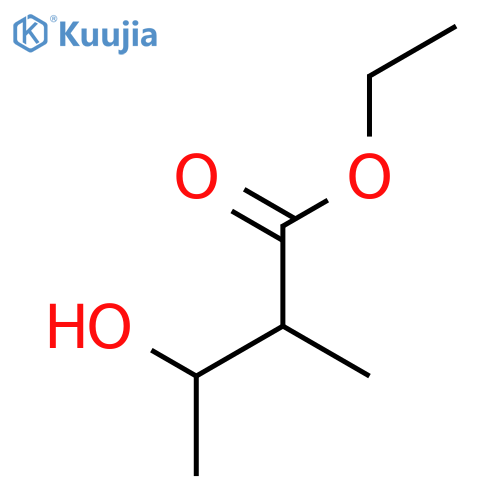 3-Hydroxy-2-methylbutanoic Acid Ethyl Ester(Mixture of Diastereomers) structure