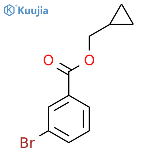Cyclopropylmethyl 3-bromobenZoate structure