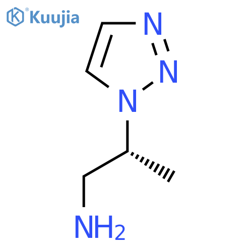 (2R)-2-(1H-1,2,3-triazol-1-yl)propan-1-amine structure