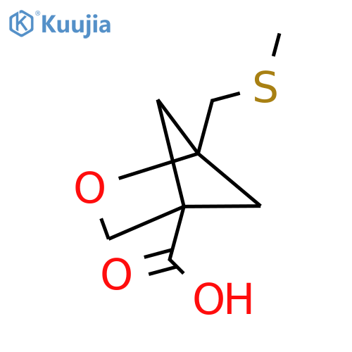 1-(methylsulfanyl)methyl-2-oxabicyclo2.1.1hexane-4-carboxylic acid structure