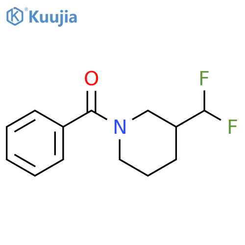 1-Benzoyl-3-(difluoromethyl)piperidine structure