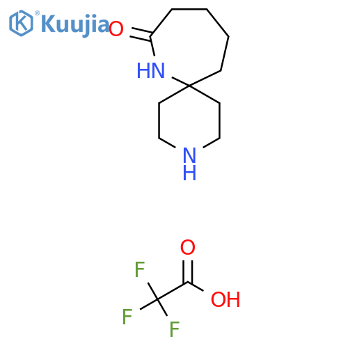 3,7-Diazaspiro[5.6]dodecan-8-one; trifluoroacetic acid structure
