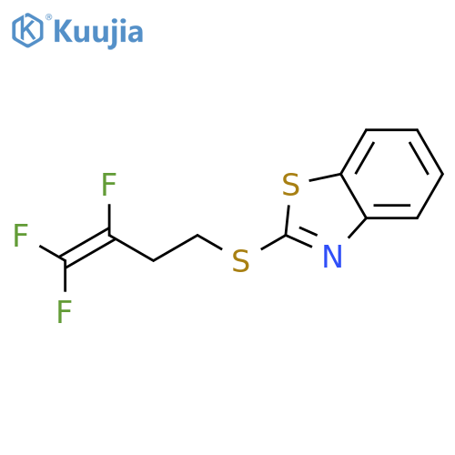 1,3-BENZOTHIAZOL-2-YL 3,4,4-TRIFLUORO-3-BUTENYL SULFIDE structure