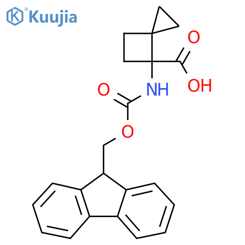 4-({[(9H-fluoren-9-yl)methoxy]carbonyl}amino)spiro[2.3]hexane-4-carboxylic acid structure