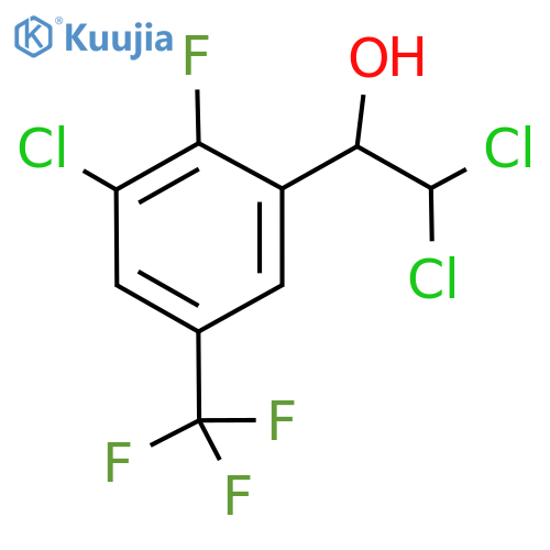 2,2-Dichloro-1-(3-chloro-2-fluoro-5-(trifluoromethyl)phenyl)ethanol structure