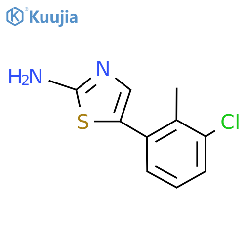 5-(3-Chloro-2-methylphenyl)thiazol-2-amine structure