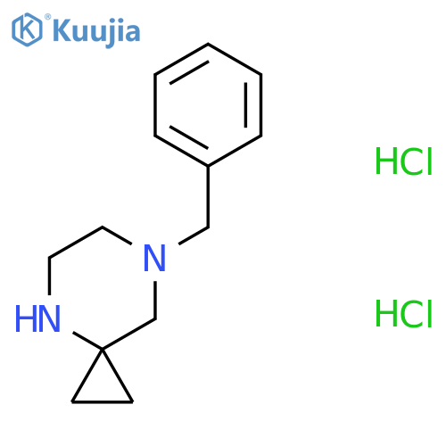 7-benzyl-4,7-diazaspiro[2.5]octane dihydrochloride structure