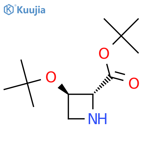 tert-butyl (2R,3R)-3-(tert-butoxy)azetidine-2-carboxylate structure