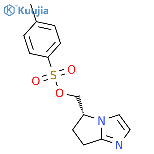 [(5R)-5H,6H,7H-pyrrolo[1,2-a]imidazol-5-yl]methyl 4-methylbenzene-1-sulfonate structure
