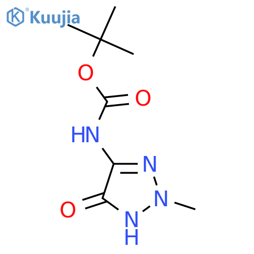 tert-butyl N-(5-hydroxy-2-methyl-2H-1,2,3-triazol-4-yl)carbamate structure