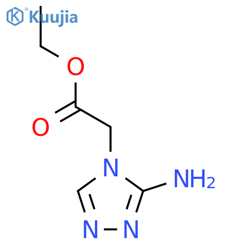 ethyl 2-(3-amino-4H-1,2,4-triazol-4-yl)acetate structure