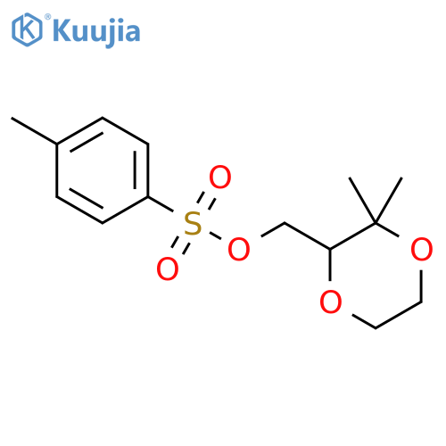 (3,3-Dimethyl-1,4-dioxan-2-yl)methyl 4-methylbenzene-1-sulfonate structure