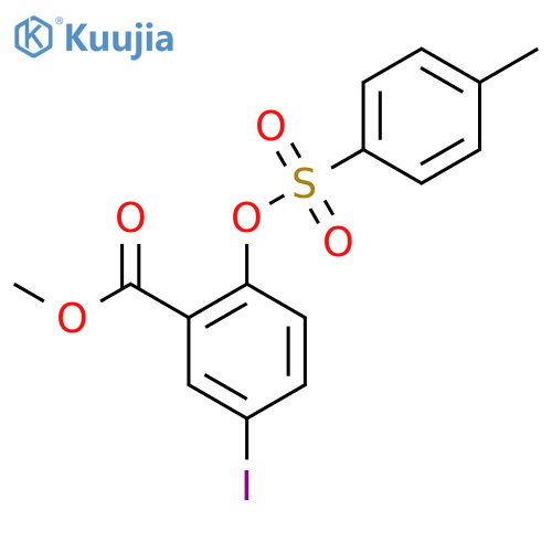 Methyl 5-iodo-2-[(4-methylbenzenesulfonyl)oxy]benzoate structure