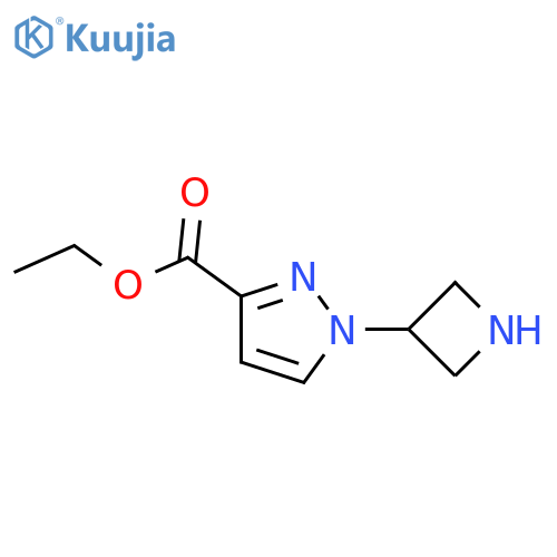 ethyl 1-(azetidin-3-yl)-1H-pyrazole-3-carboxylate structure
