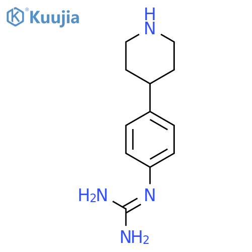 N-[4-(piperidin-4-yl)phenyl]guanidine structure