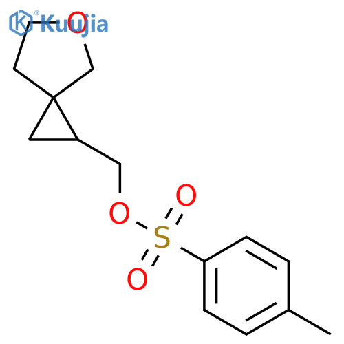 {5-Oxaspiro[2.4]heptan-1-yl}methyl 4-methylbenzene-1-sulfonate structure