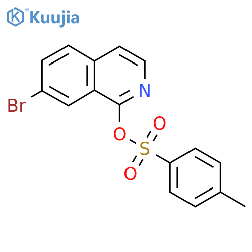 7-Bromoisoquinolin-1-yl 4-methylbenzene-1-sulfonate structure