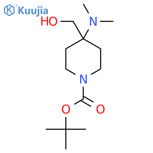 Tert-butyl 4-(dimethylamino)-4-(hydroxymethyl)piperidine-1-carboxylate structure