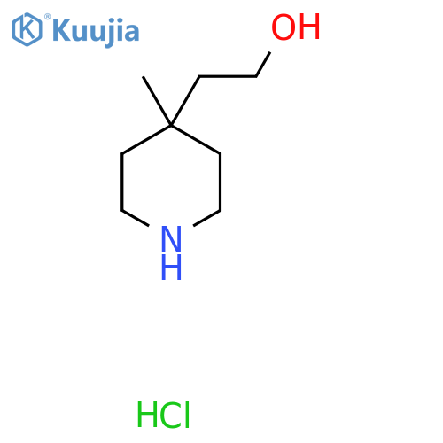 2-(4-Methylpiperidin-4-yl)ethan-1-ol hydrochloride structure