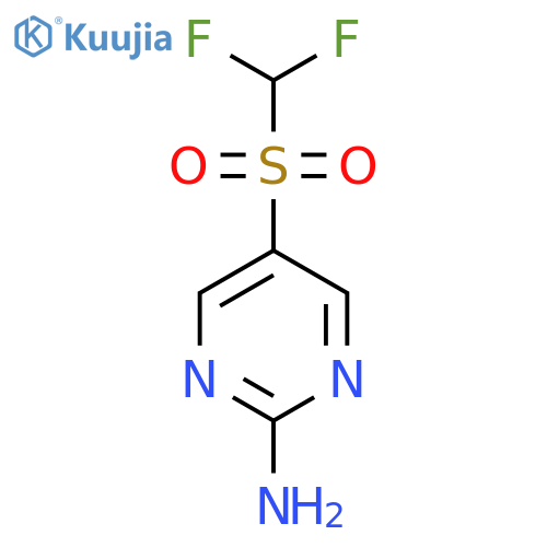 5-Difluoromethanesulfonylpyrimidin-2-amine structure