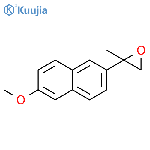 2-(6-methoxynaphthalen-2-yl)-2-methyloxirane structure