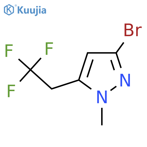 3-bromo-1-methyl-5-(2,2,2-trifluoroethyl)-1H-pyrazole structure