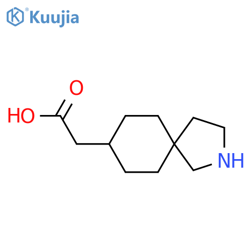 2-[(5r,8r)-2-Azaspiro[4.5]decan-8-yl]acetic acid structure