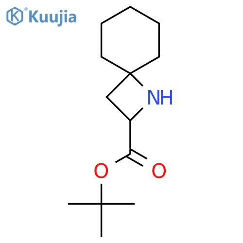 Tert-butyl 1-azaspiro[3.5]nonane-2-carboxylate structure