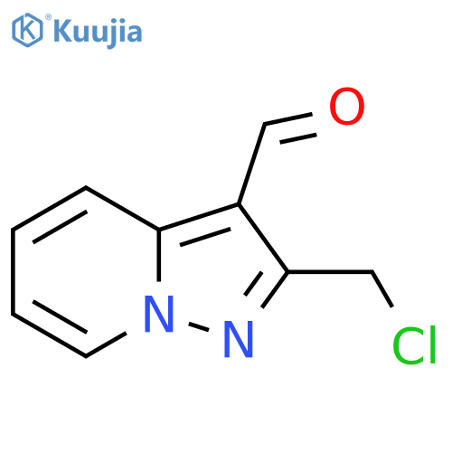 2-(Chloromethyl)pyrazolo[1,5-a]pyridine-3-carbaldehyde structure