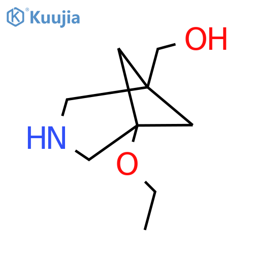 {5-Ethoxy-3-azabicyclo[3.1.1]heptan-1-yl}methanol structure