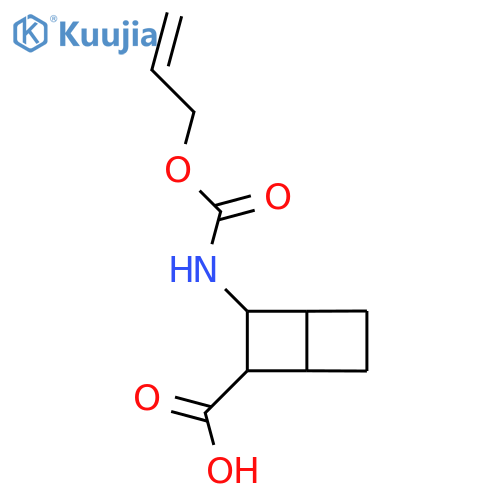 3-{[(Prop-2-en-1-yloxy)carbonyl]amino}bicyclo[2.2.0]hexane-2-carboxylic acid structure
