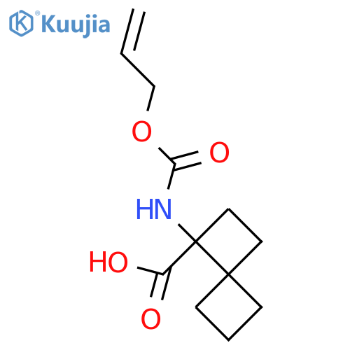1-{[(Prop-2-en-1-yloxy)carbonyl]amino}spiro[3.3]heptane-1-carboxylic acid structure