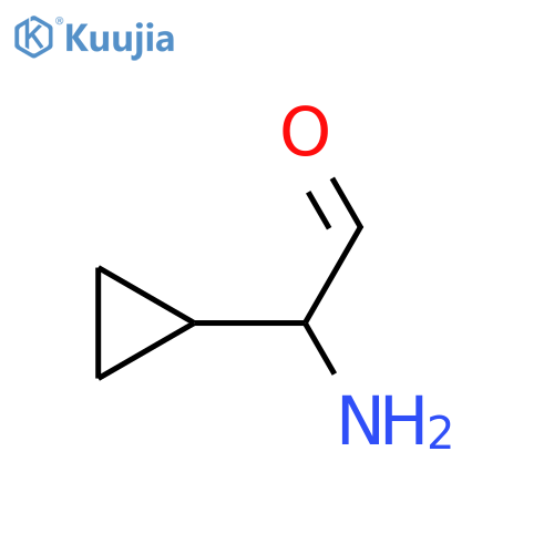 2-Amino-2-cyclopropylacetaldehyde structure