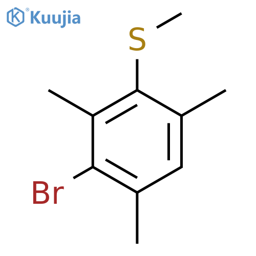 (3-Bromo-2,4,6-trimethylphenyl)(methyl)sulfane structure